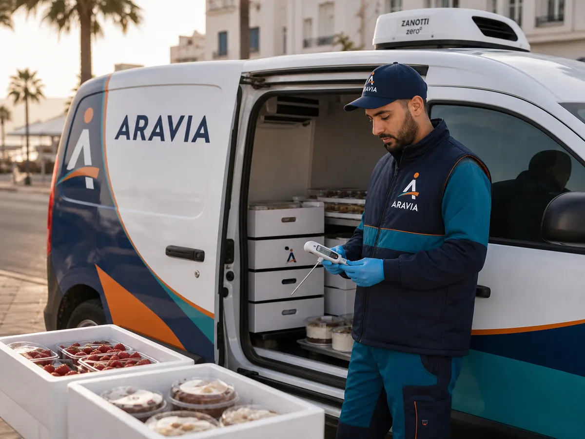 Produits fragiles avec véhicule ARAVIA